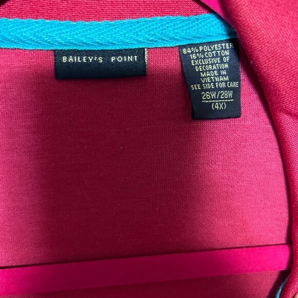 Baileys point active wear jacket size 4X vintage - Picture 4 of 5
